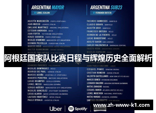 阿根廷国家队比赛日程与辉煌历史全面解析