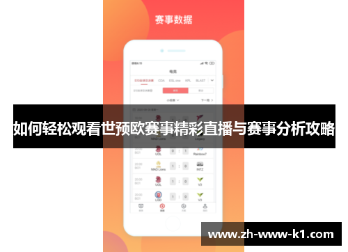 如何轻松观看世预欧赛事精彩直播与赛事分析攻略